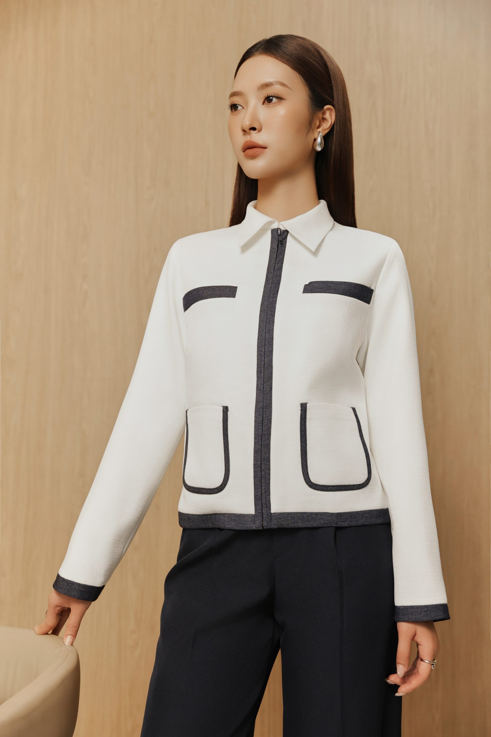 Classic Navy Trousers - Ảnh 5