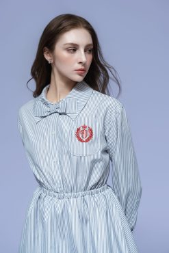 Alternative view of PASTEL BLUE STRIPED SHIRT