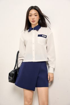WHITE TAILORED SHIRT
